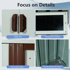 Outdoor Roomy Interior Storage Shed 6 x 5ft - image 5