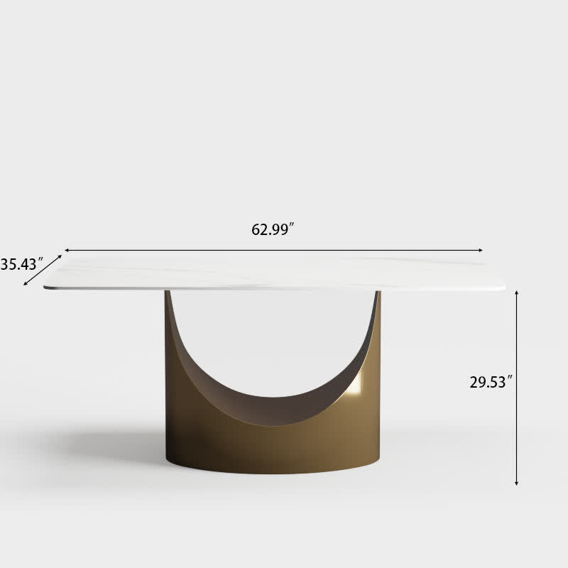 Kitchen U-shaped Minimalist Dining Table