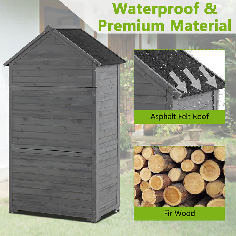 Garden Wood Tool Shed 5.8ft x 3ft - image 6