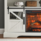 60" Electric Fireplace Farmhouse Sideboard - image 15