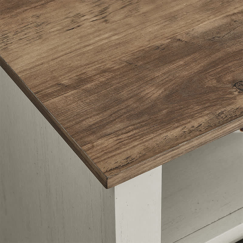 60" Electric Fireplace Farmhouse Sideboard - image 17