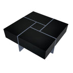 Extendable Coffee Table Square Cocktail Table - image 1