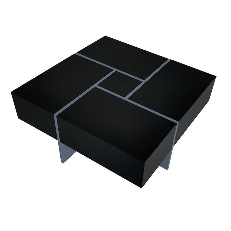 Extendable Coffee Table Square Cocktail Table - image 1