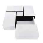 Extendable Coffee Table Square Cocktail Table - image 16