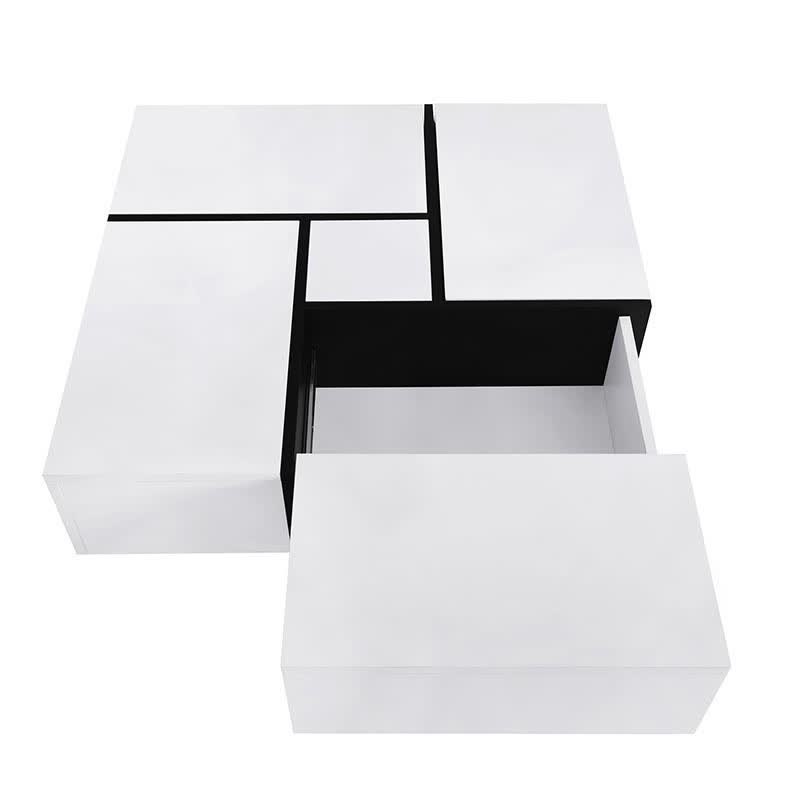 Extendable Coffee Table Square Cocktail Table - image 16