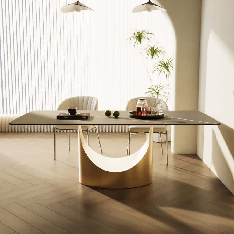 Kitchen U-shaped Minimalist Dining Table