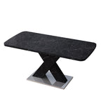 Rectangular Dining Table Stretchable Tabletop - image 12