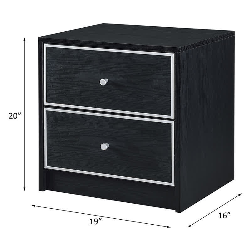 Modern Wooden Nightstand Bedside End Table