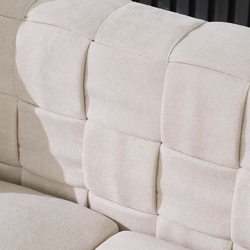 Handcrafted Weave Sofa Soft Velvet