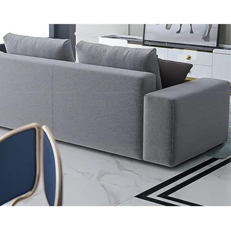 87" Modern Cotton Linen Upholstered Sofa