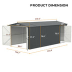 Industrial Heavy-Duty Metal Garage Shed - image 3