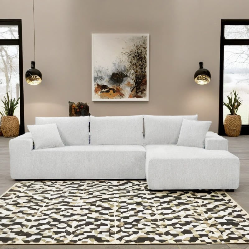 Compression Upholstered Installation-Free Sofa Chaise