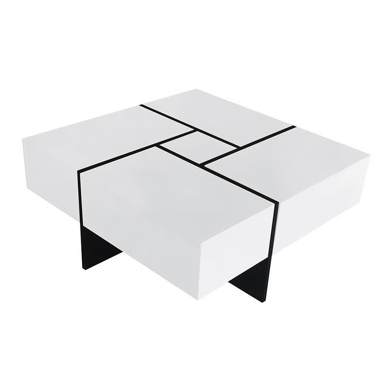 Extendable Coffee Table Square Cocktail Table