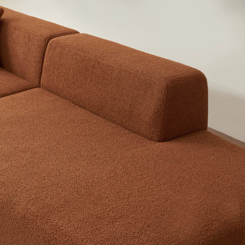 Modular L-shaped Installation-Free Compression Sofa