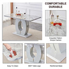 Modern Luxury Rectangular Dining Table - image 11