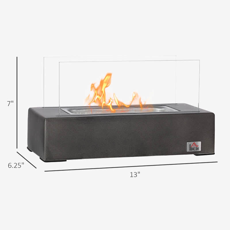 Tabletop Fireplace 0.04 Gal Max 195 Sq. Ft.