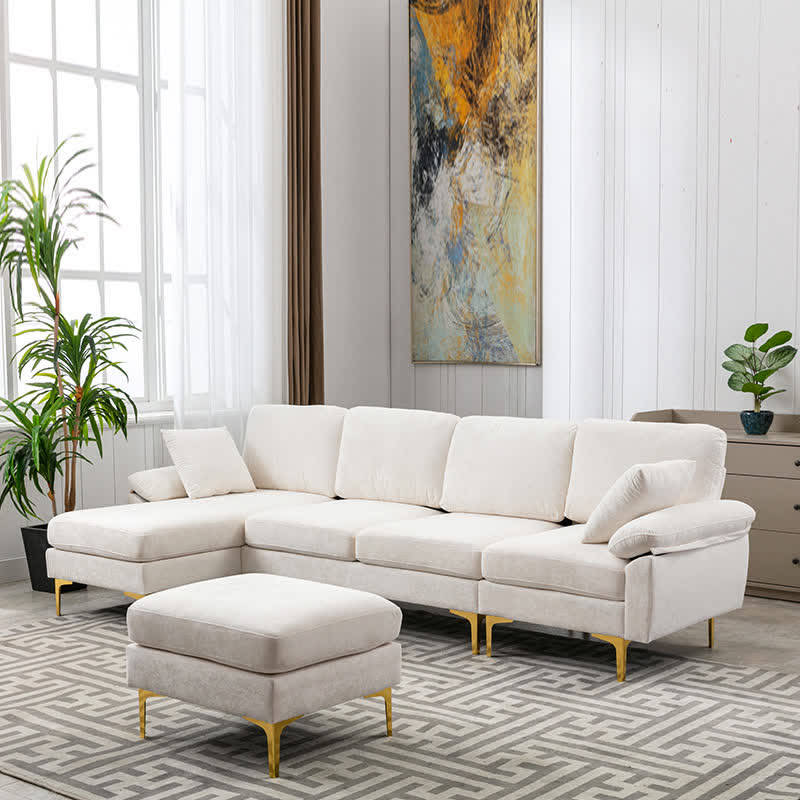 Reversible Modular Sectional Sofa Set