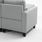 Modular Sectional Sofa Cushion Ottoman Set