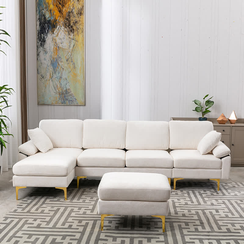 Reversible Modular Sectional Sofa Set