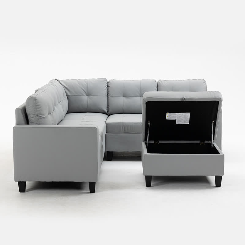 Modular Sectional Sofa Cushion Ottoman Set