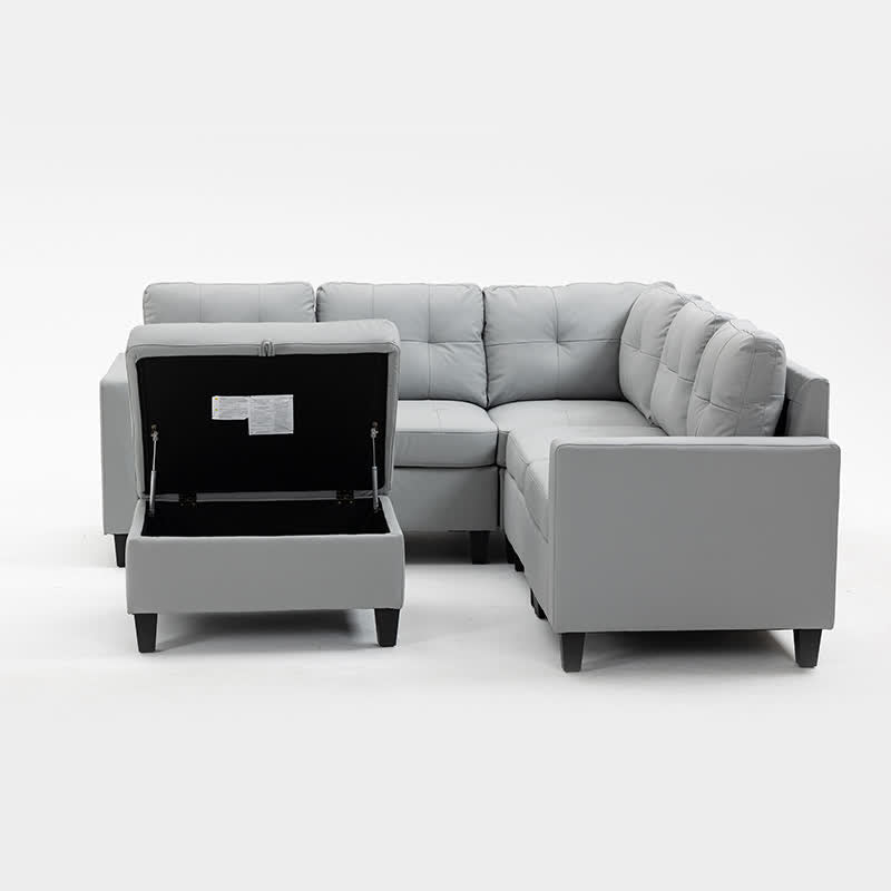 Modular Sectional Sofa Cushion Ottoman Set