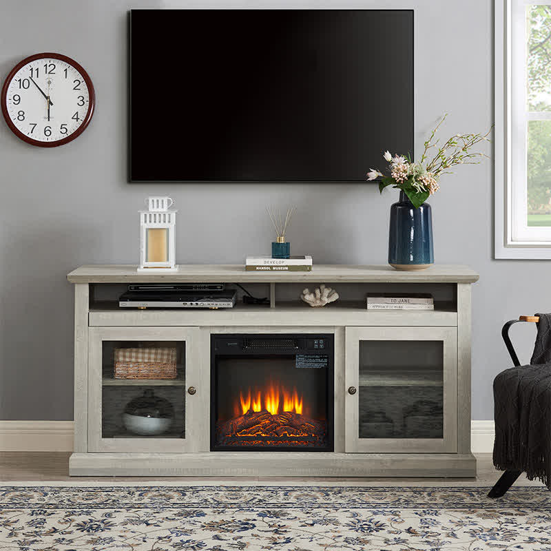 Electric Fireplace 60" TV Media Stand