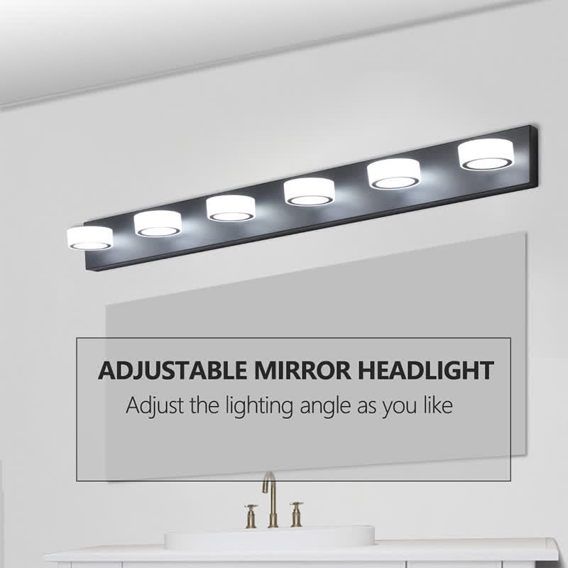 6-Lights Vanity Mirror Bath Wall Lighting