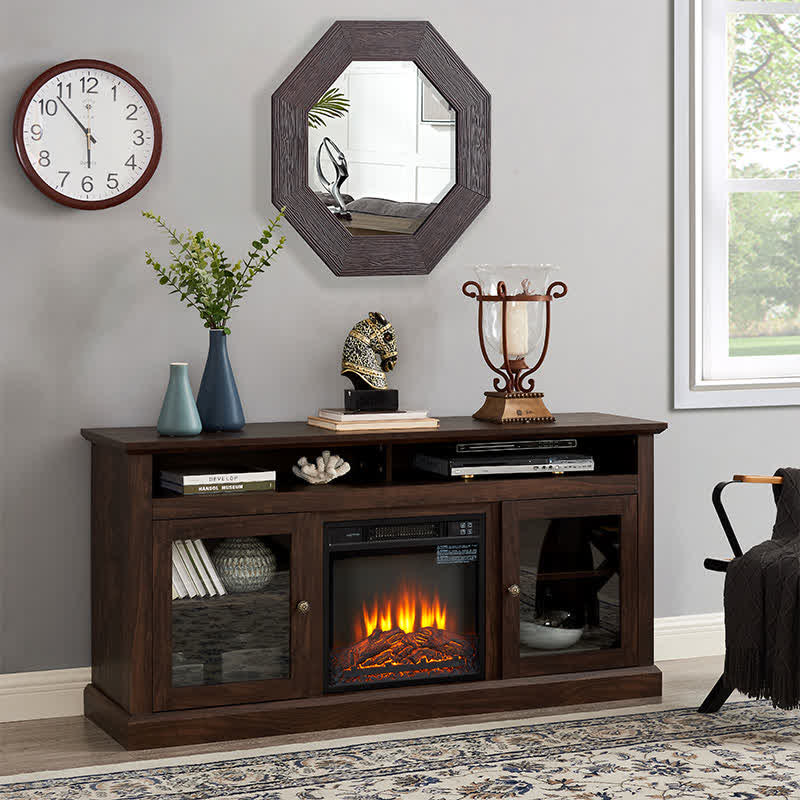 Electric Fireplace 60" TV Media Stand