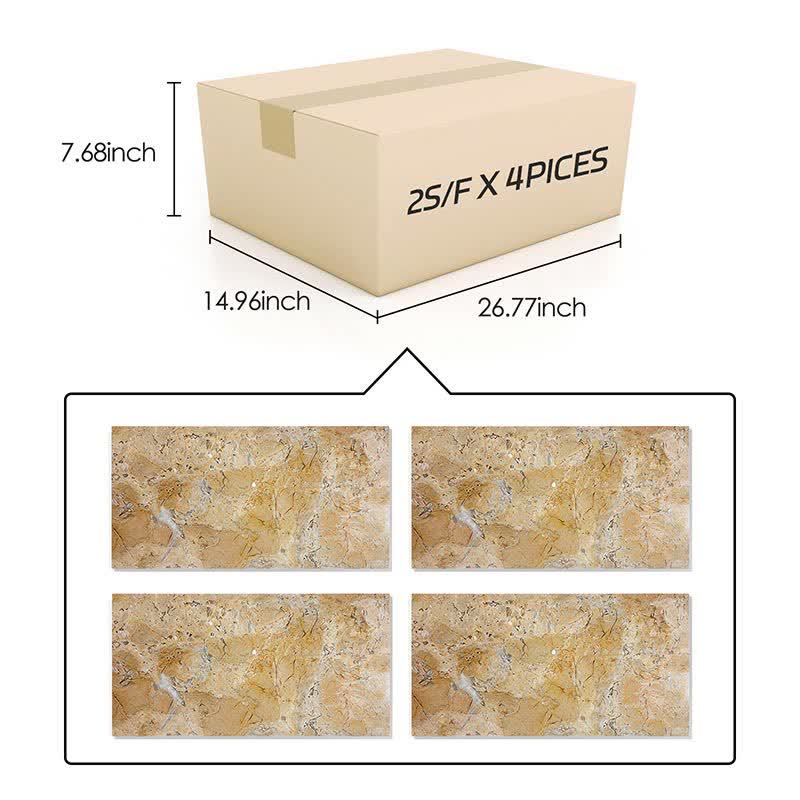 4X Natural 12x24 Marble Tile (8 sq. ft./ case)