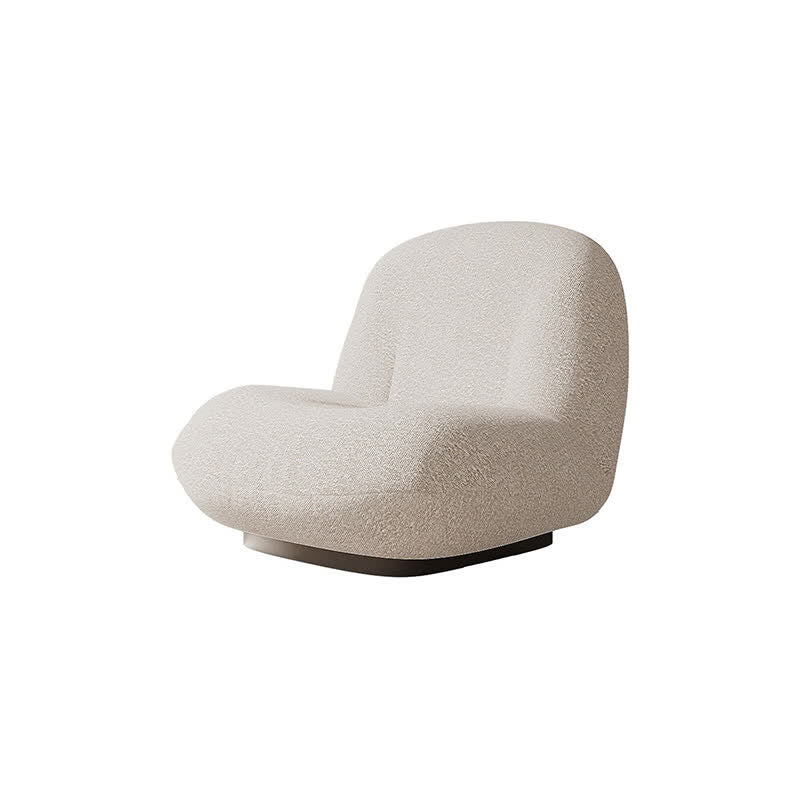 Upholstered Accent Slipper Chair Armchair