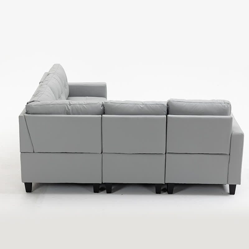 Modular Sectional Sofa Cushion Ottoman Set