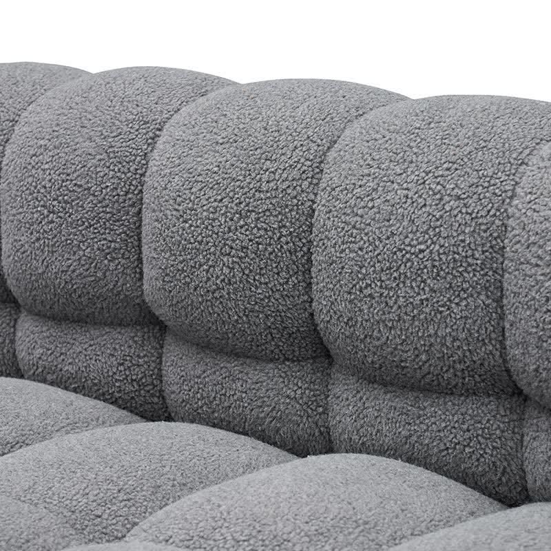 Grain Fleece Fabric Sofa Pillows Set