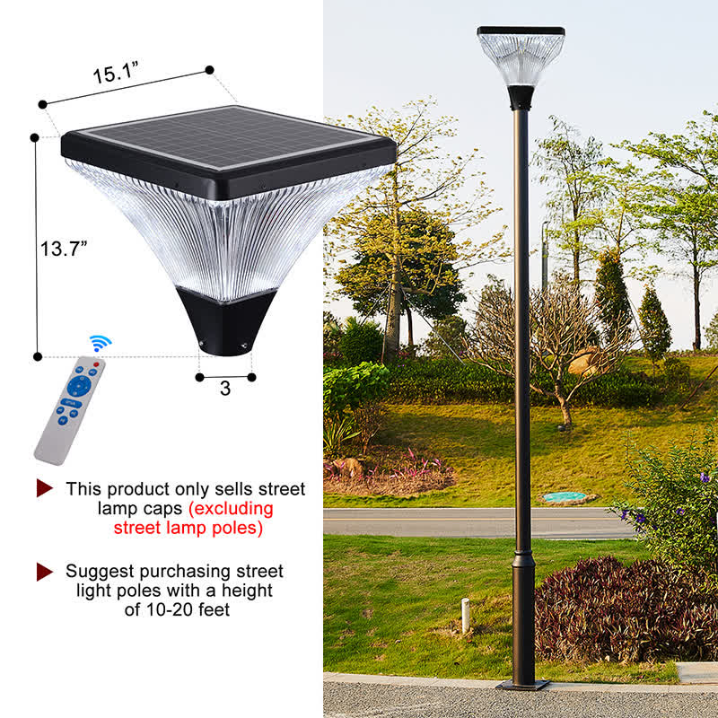 Solar Street Lamp Cap Garden Outdoor