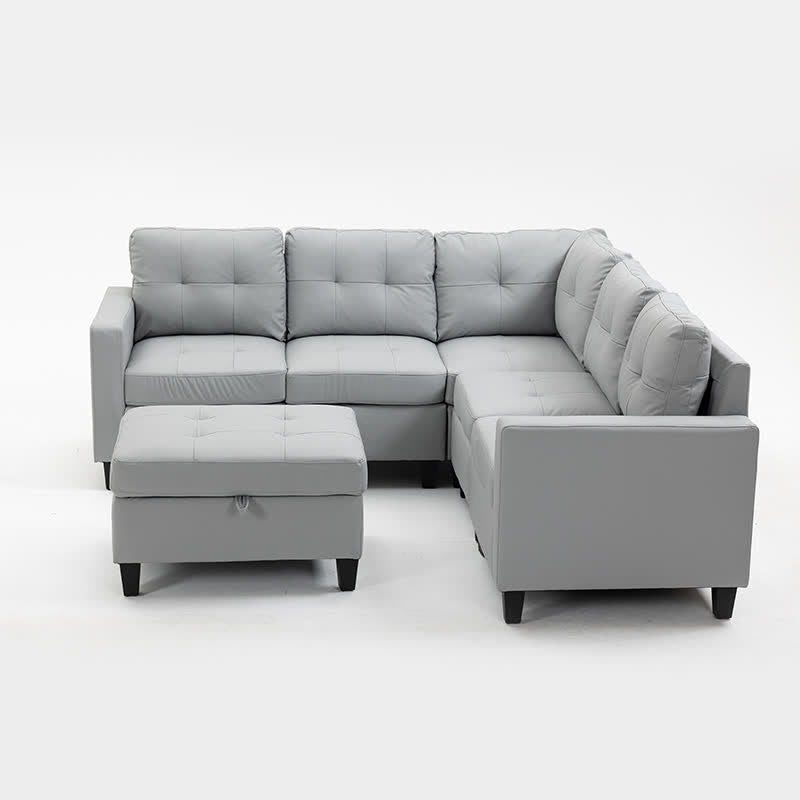 Modular Sectional Sofa Cushion Ottoman Set