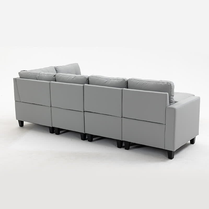 Modular Sectional Sofa Cushion Ottoman Set