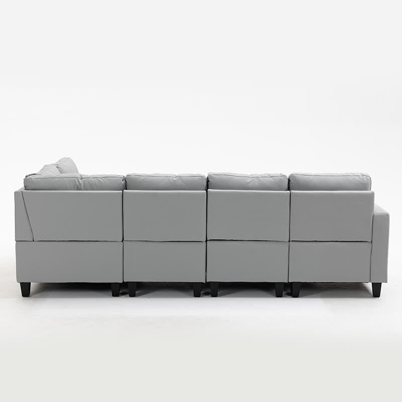 Modular Sectional Sofa Cushion Ottoman Set