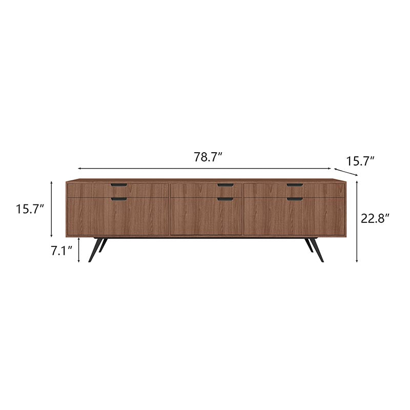 Light Wood TV Stand Cabinet Sideboard