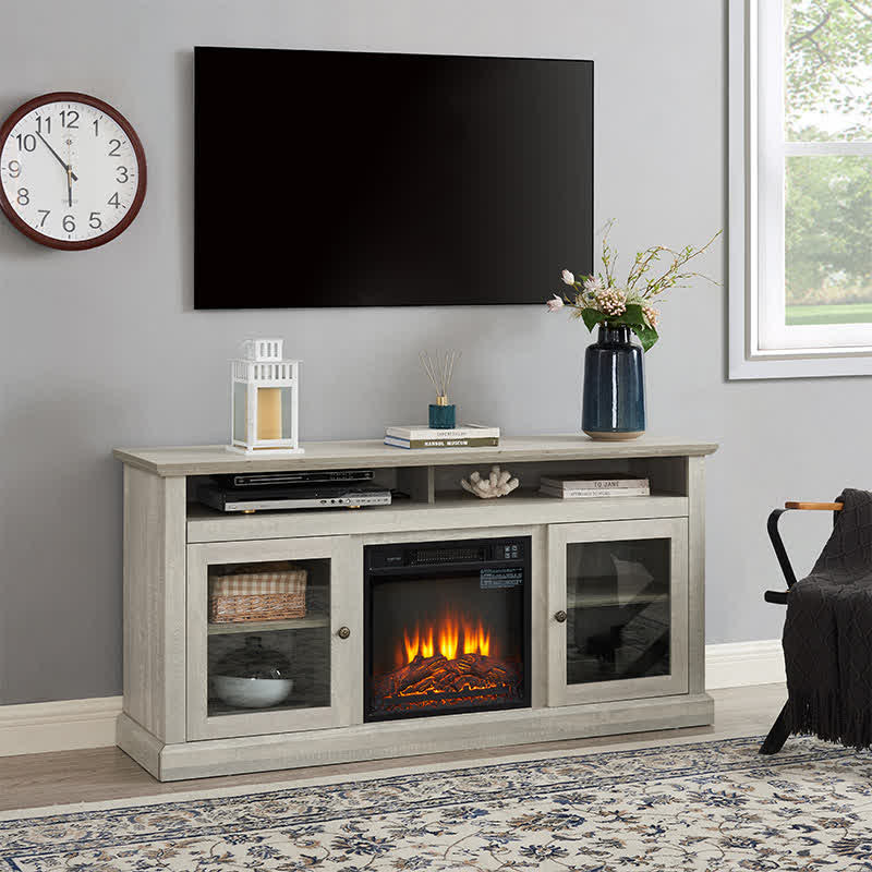 Electric Fireplace 60" TV Media Stand