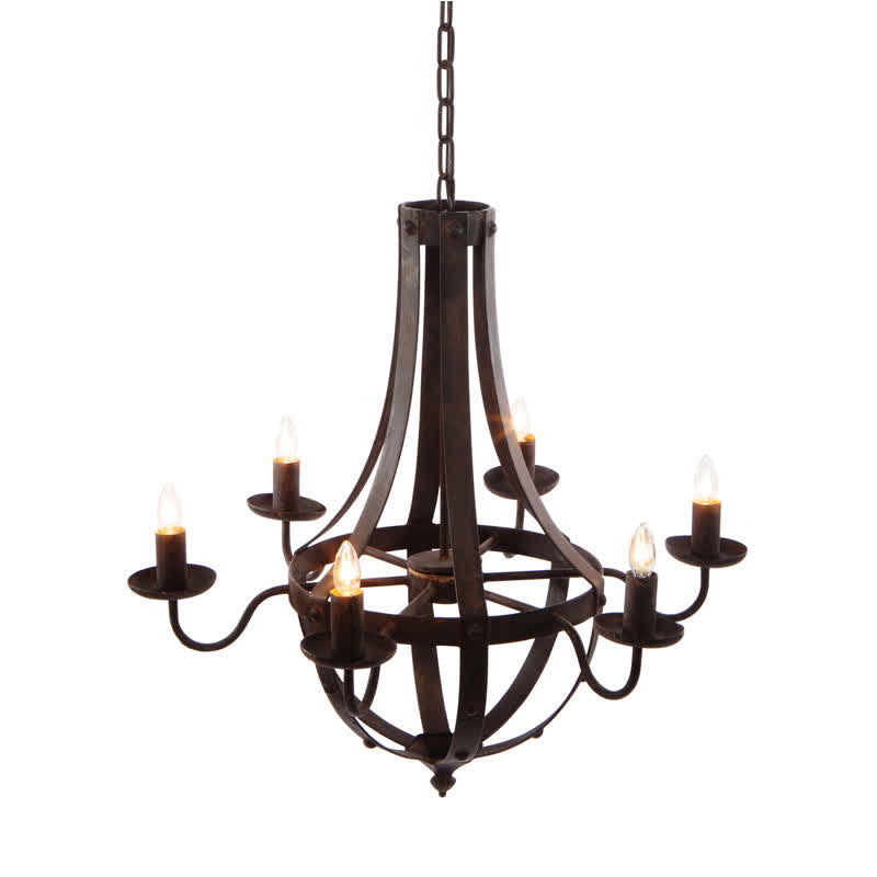 Metal Chandelier Hanging Light Fixture