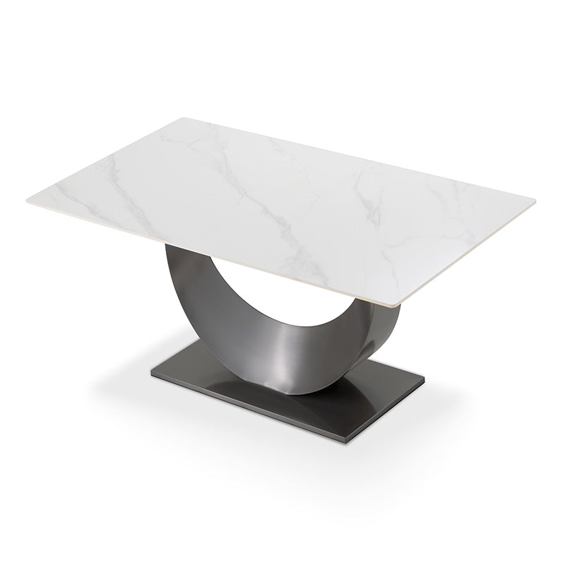 Kitchen Dining Room Table Crescent-Shaped