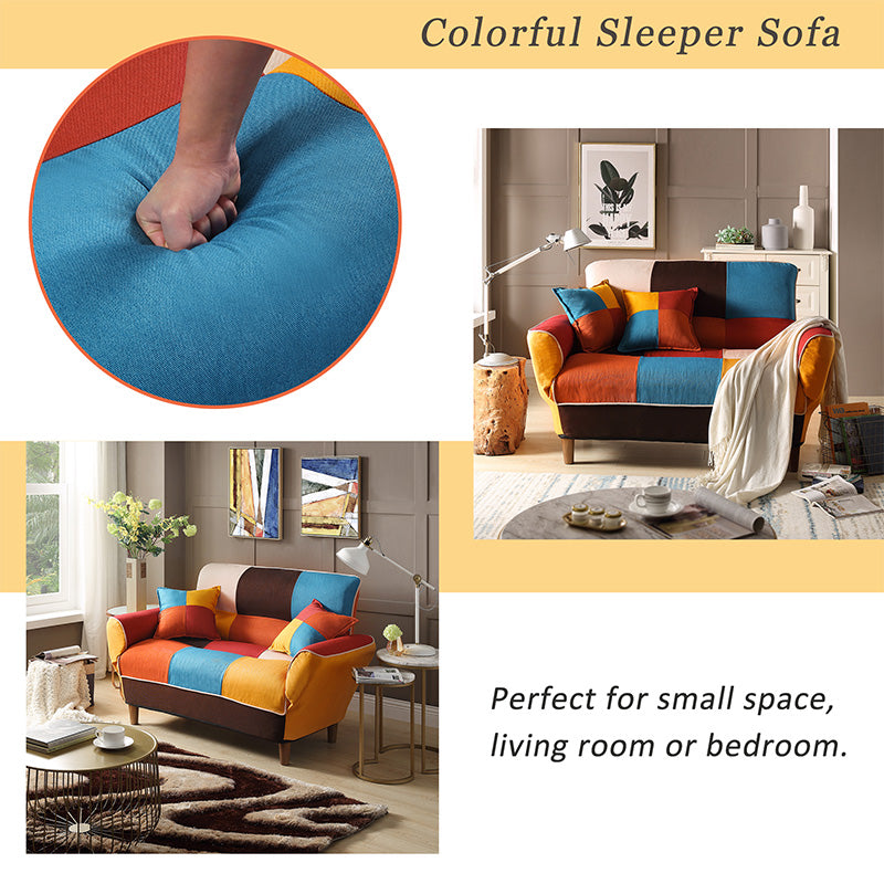 Small Space Sofa Bed Colorful Armchairs