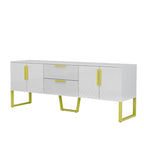 Storage Cabinet TV Console Table 67"