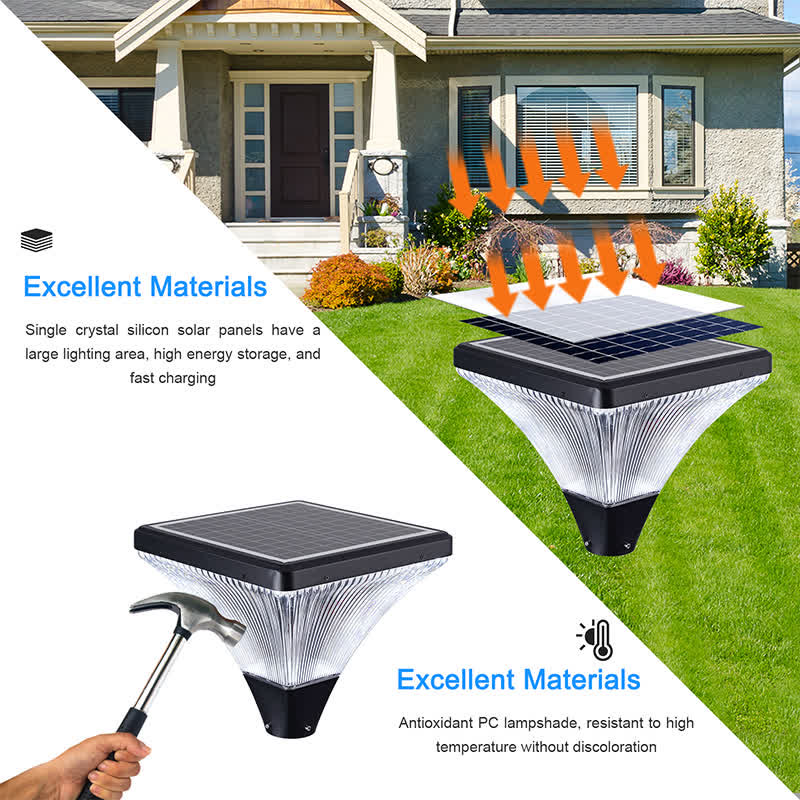 Solar Street Lamp Cap Garden Outdoor