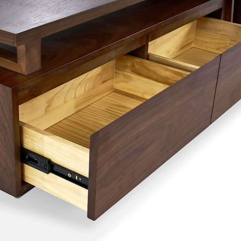 Stretchable TV Cabinet Wood Sideboard