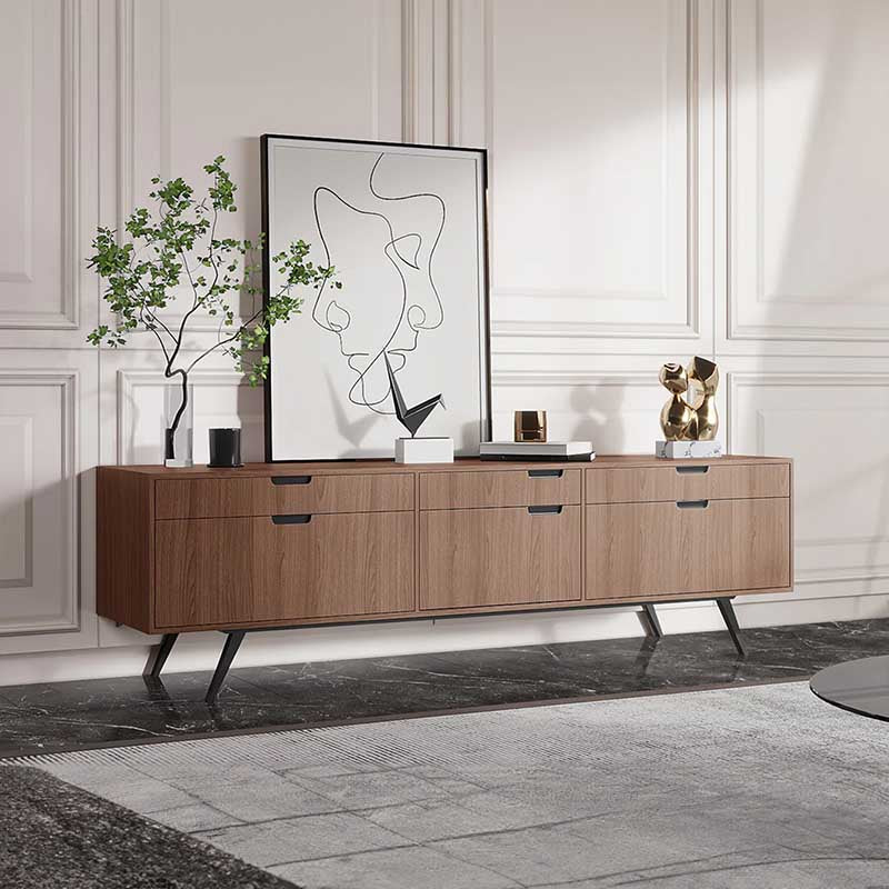 Light Wood TV Stand Cabinet Sideboard