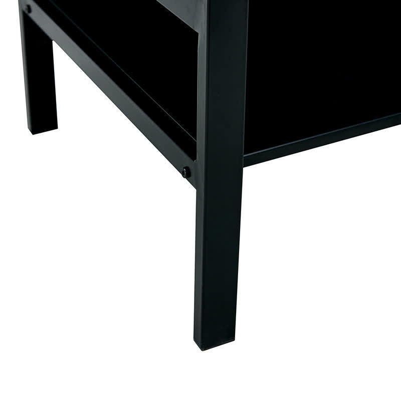 Glass Lift Top Coffee Table Black