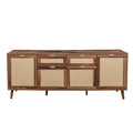 Storage Media Console TV Stand 70"