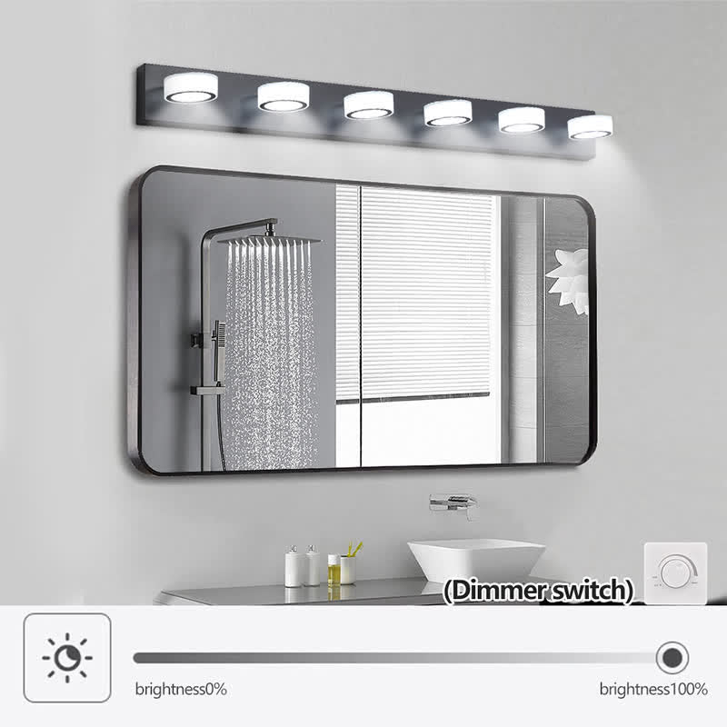 6-Lights Vanity Mirror Bath Wall Lighting