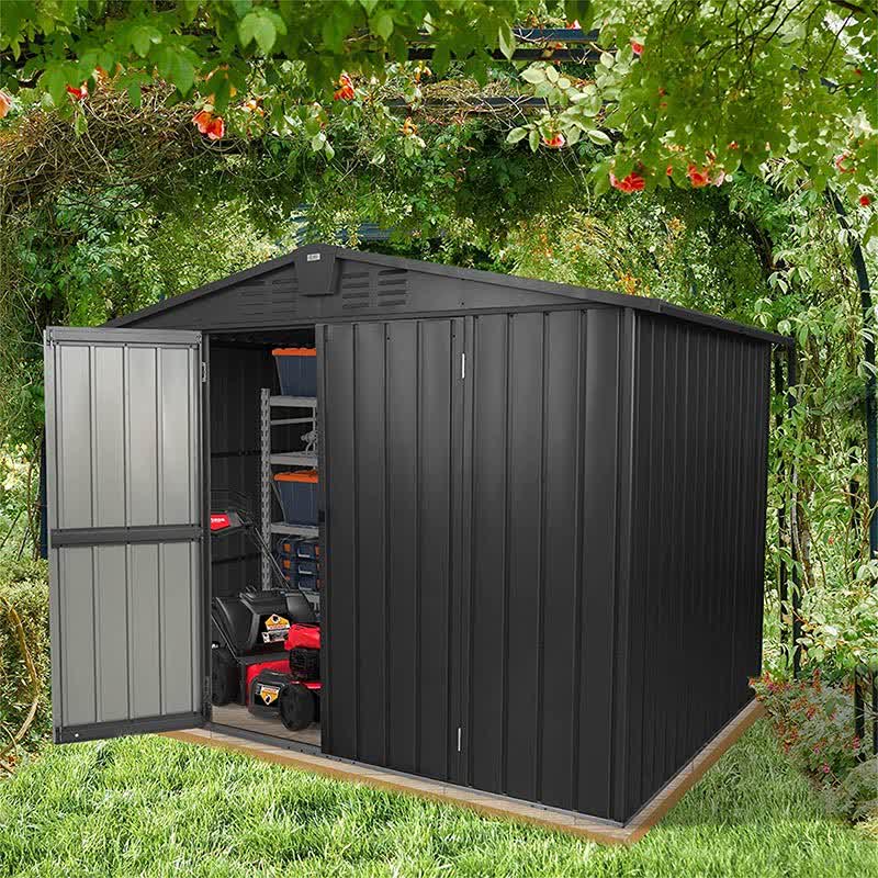 Outdoor Garden Storage Shed 8.2' x 6.2'