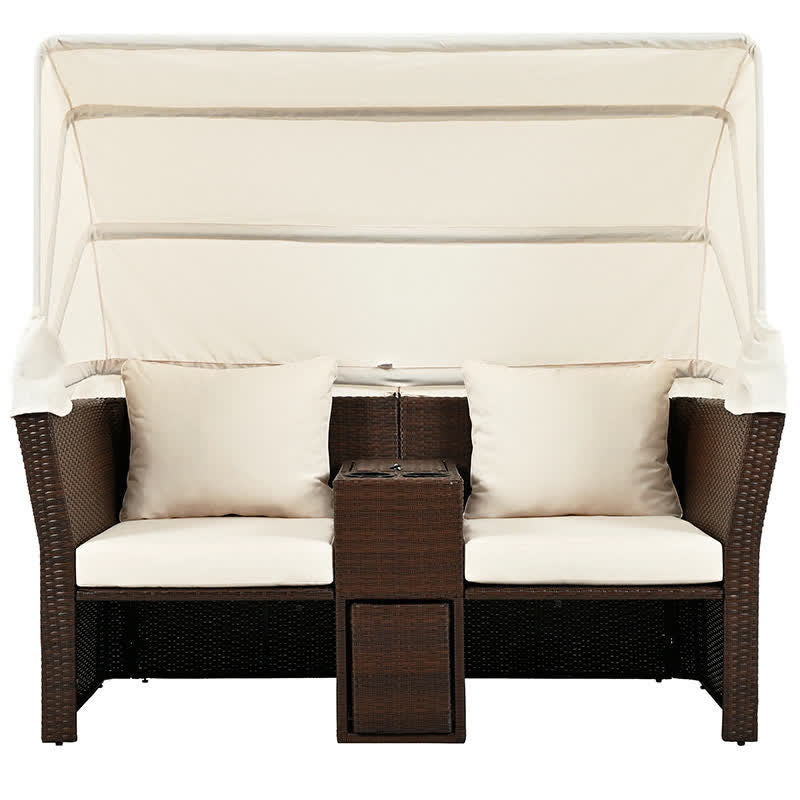 Outdoor Patio Daybed Loveseat Sofa Set